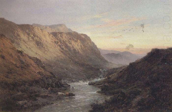 Alfred de breanski The shiel Valley (mk37) china oil painting image